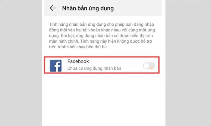 Cách tạo một ứng dụng mới từ ứng dụng gốc