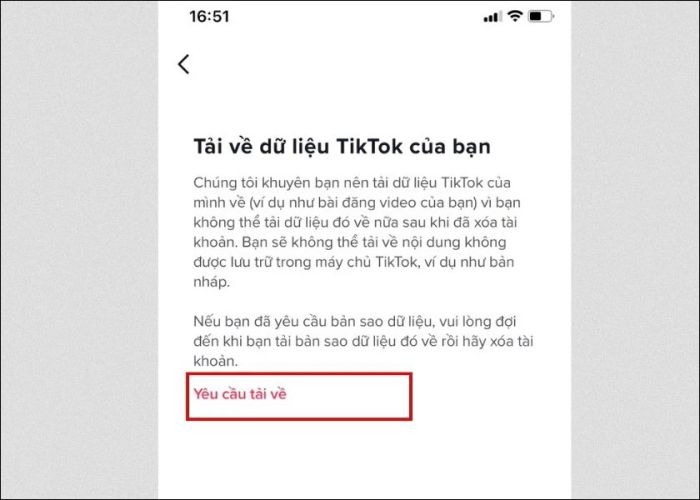Đăng nhập lại để khôi phục tài khoản đã bị xóa.