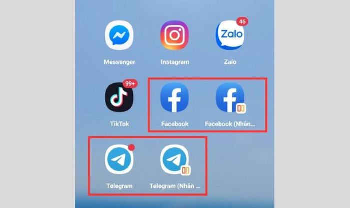 Cách nhân bản ứng dụng trên điện thoại Oppo