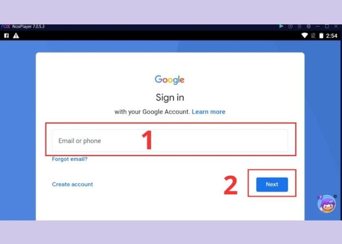 Hướng dẫn đăng nhập tài khoản Google vào phần mềm giả lập