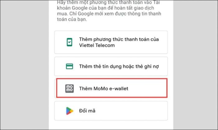 nạp xu TikTok thông qua ví MoMo