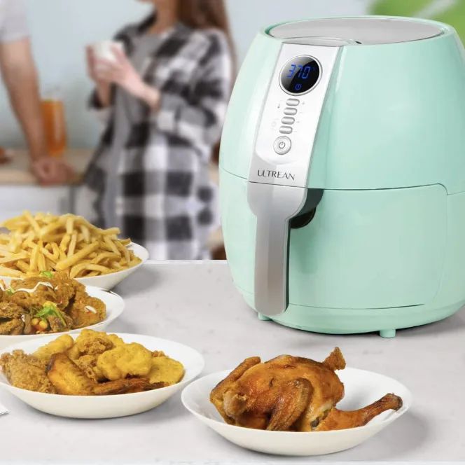 The air fryer is a convenient kitchen gadget for cooking meals quickly and easily.