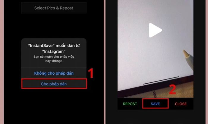 tải video Instagram có nhạc trên iPhone