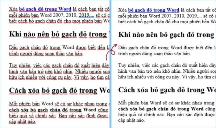 Kết quả khi bạn tắt tính năng kiểm tra chính tả trong Word sẽ như thế nào?