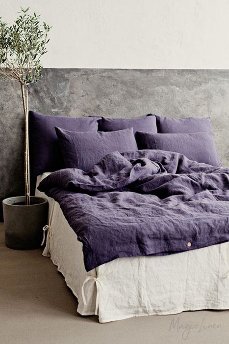 The creamy bed sheet