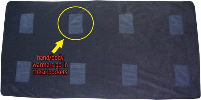 Picture of a blue blanket