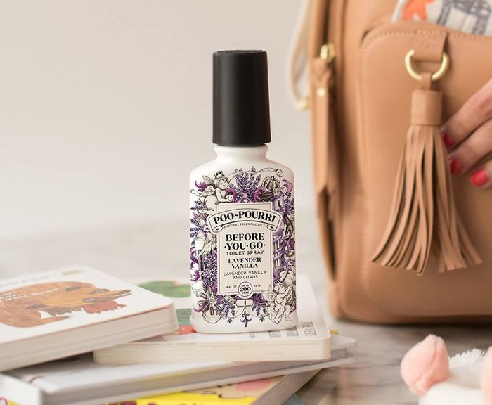 The spray in the soothing lavender vanilla scent.