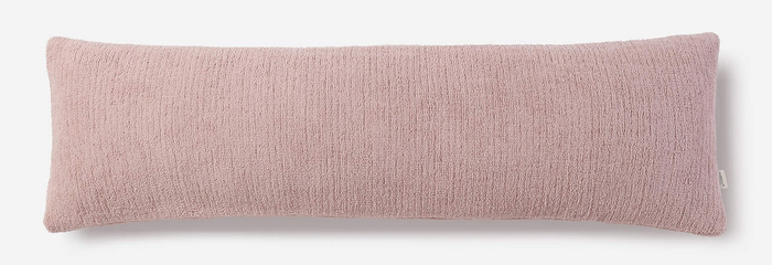 Image of a soft pink body pillow