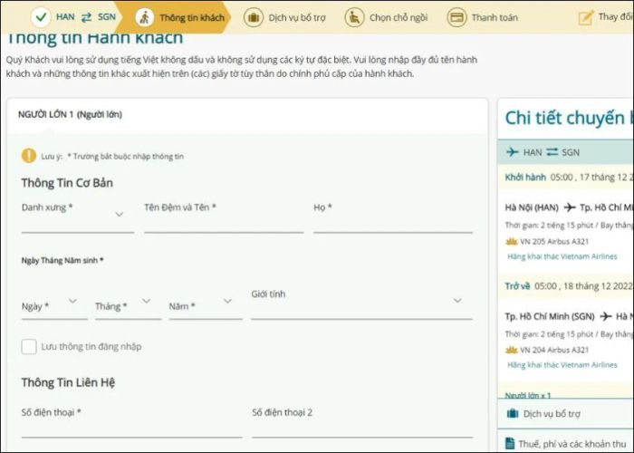 Cách tra cứu lại vé máy bay đã mua