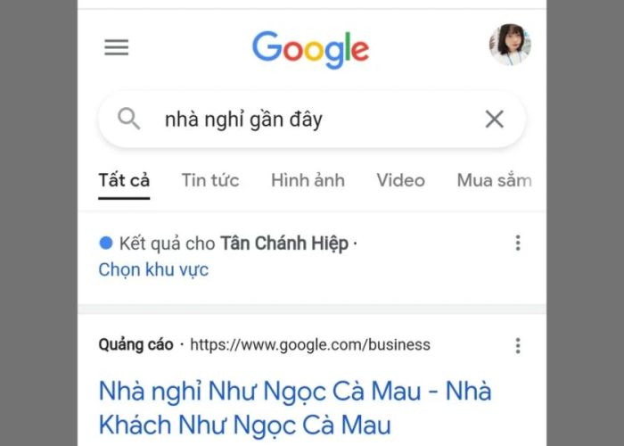Tìm nhà nghỉ giá rẻ gần đây qua Chrome