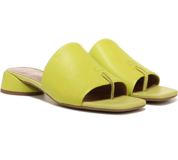 these shoes in a vibrant lime green color