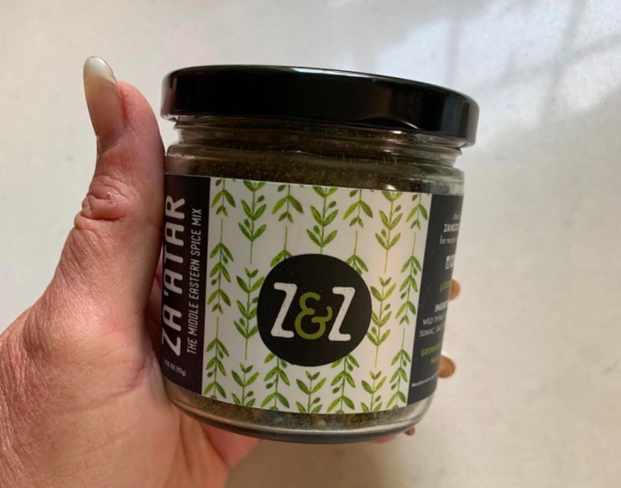 A reviewer's photo of the jar, about the size of their hand.