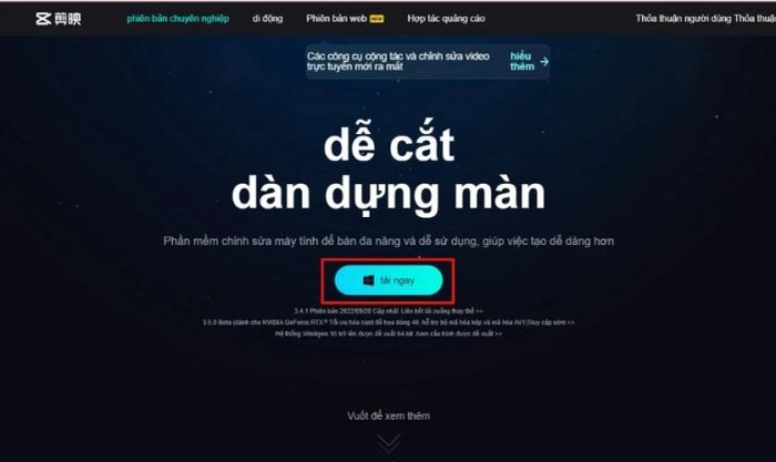 Chỉnh sửa video bằng Capcut
