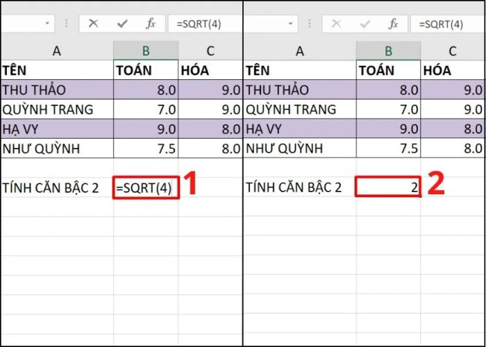 sửa lỗi #NUM trong Excel