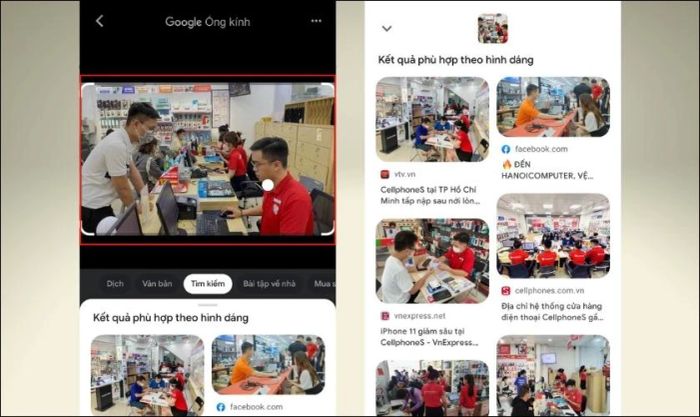 Tìm kiếm thông qua hình ảnh