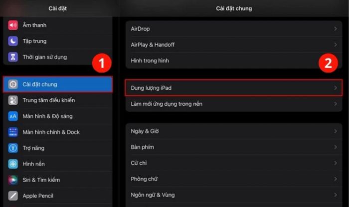 Giải phóng bộ nhớ iPad một cách nhanh chóng