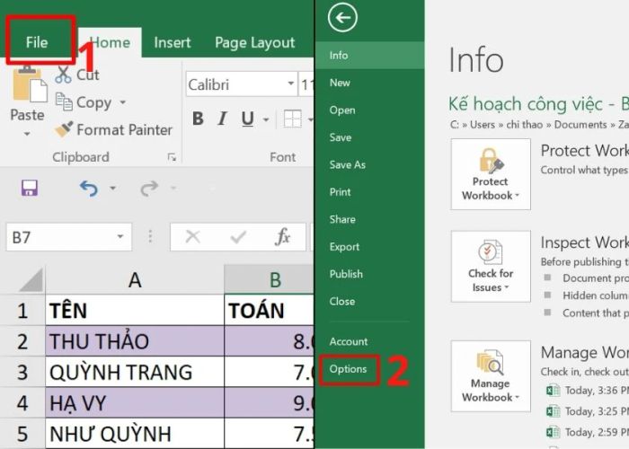 sử dụng công thức để sửa lỗi