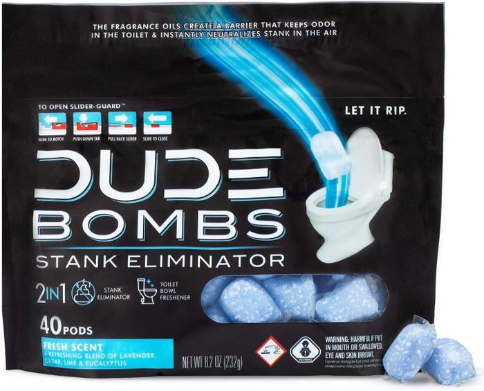 Bag of Dude Bombs Stank Eliminator.