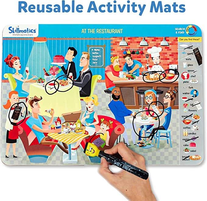 A reusable activity mat