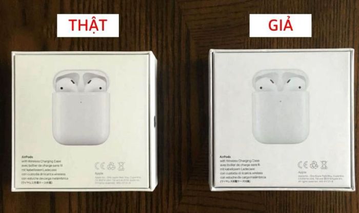 Cách nhận diện AirPods thật và giả