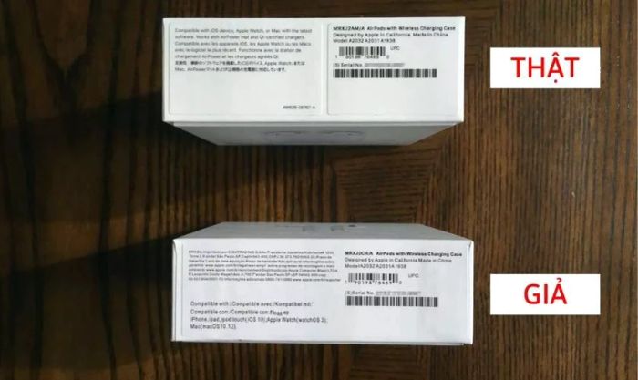 Cách nhận diện AirPods chính hãng và giả mạo