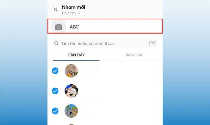 Cách đặt tên nhóm Zalo sau khi tạo