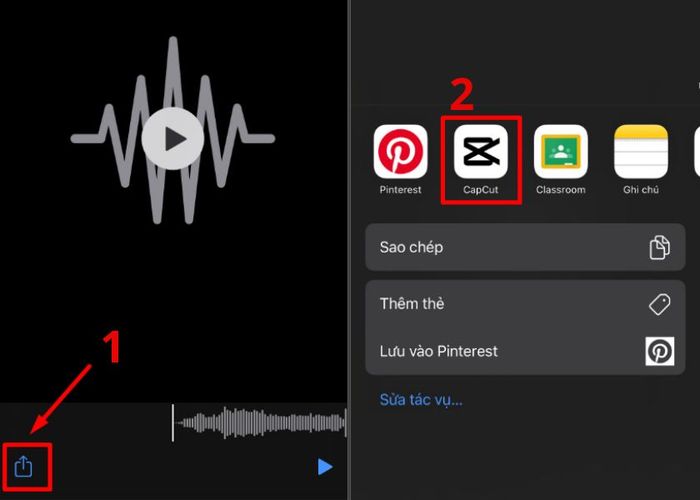 chuyển nhạc từ Youtube sang Capcut