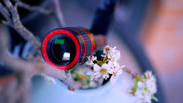 One of the lenses