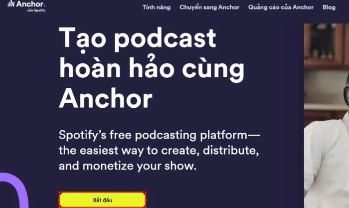 Hướng dẫn tạo video Podcast trên Spotify - Bước 1
