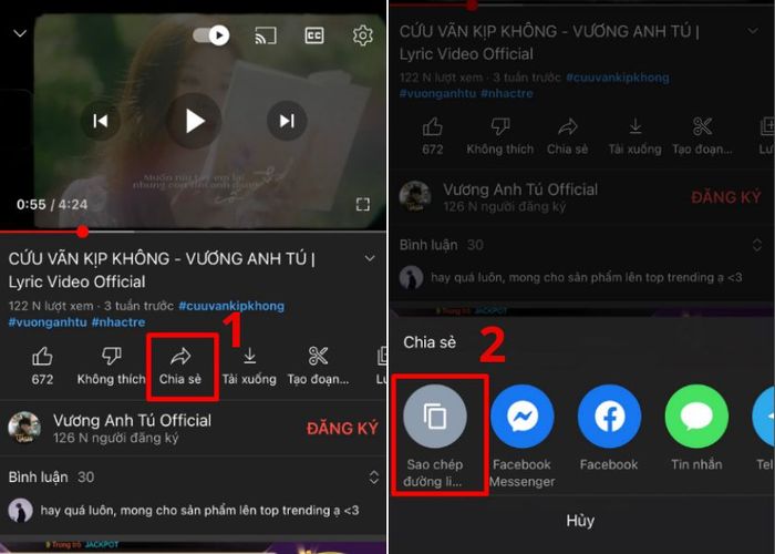 chuyển nhạc từ YouTube sang CapCut