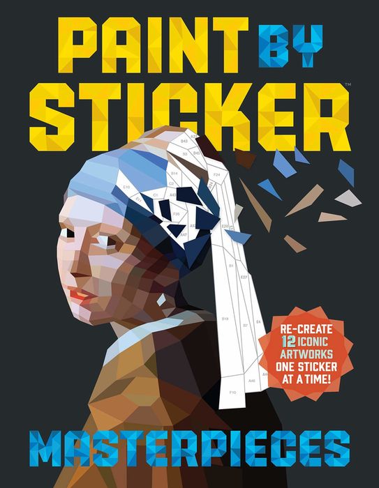 cover of the paint-by-sticker book