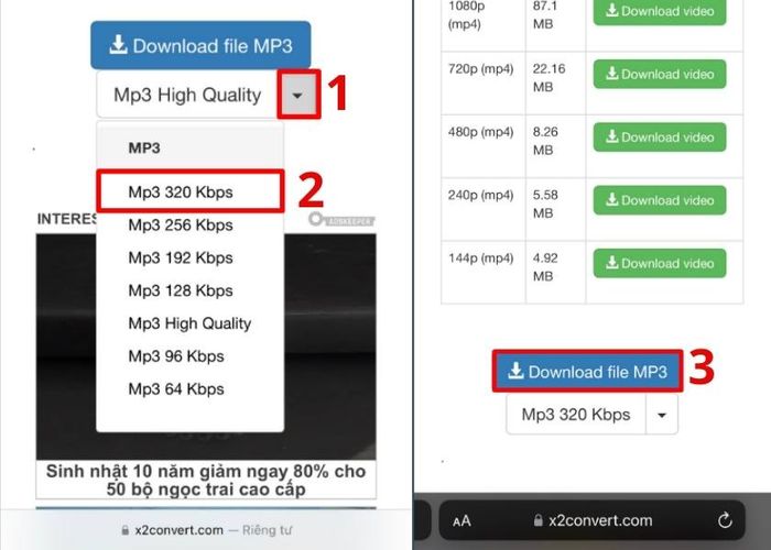 chuyển nhạc từ YouTube sang Capcut