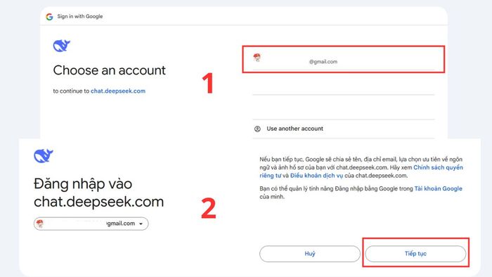 Hướng dẫn đăng ký sử dụng DeepSeek, bước 3