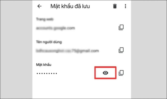 Kiểm tra lại mật khẩu Zalo trên tài khoản Google