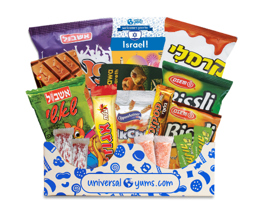 The Universal Yums Israel box