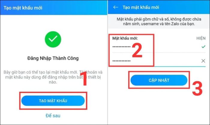 Hướng dẫn khôi phục mật khẩu Zalo