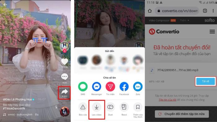 Sử dụng Convertio để chuyển đổi