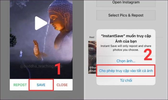 Hướng dẫn tải video có âm thanh từ Instagram về iPhone