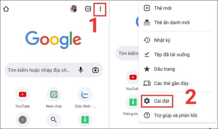 Cách đồng bộ hoá ứng dụng với tài khoản Gmail