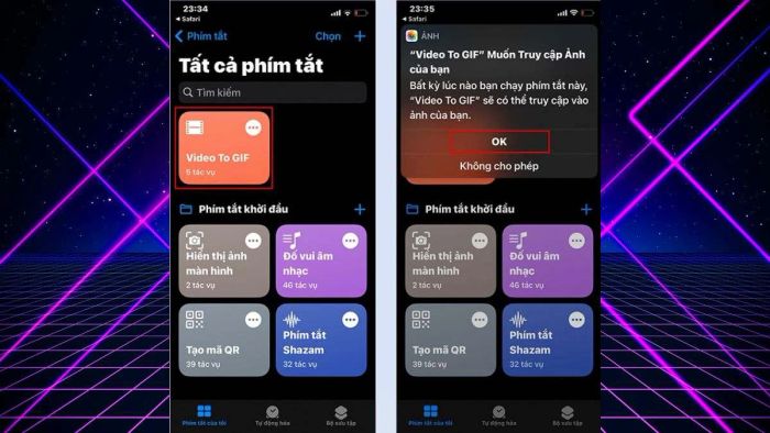Chuyển đổi video thành GIF trên iPhone