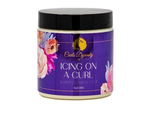 The jar of curl butter is ready to transform your curls.