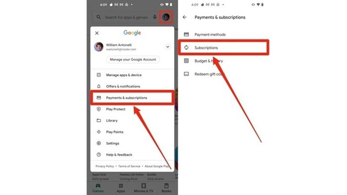Hướng dẫn hủy tài khoản Netflix trên Android từ Play Store