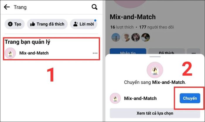 xóa page Facebook