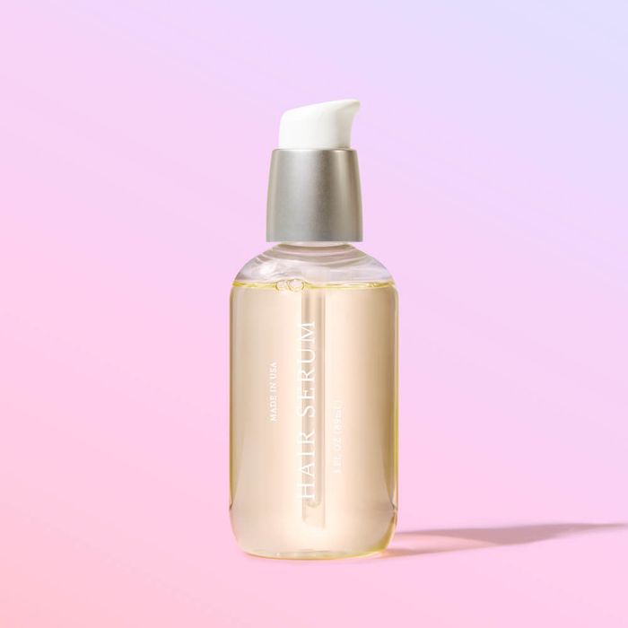 a bottle of Function of Beauty's hair serum
