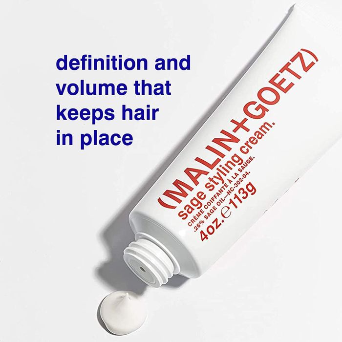 The sage styling cream in its packaging.