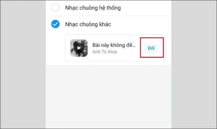 Tại sao không thể cài nhạc chờ Zalo?