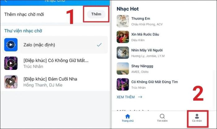 Hướng dẫn xóa nhạc chờ Zalo