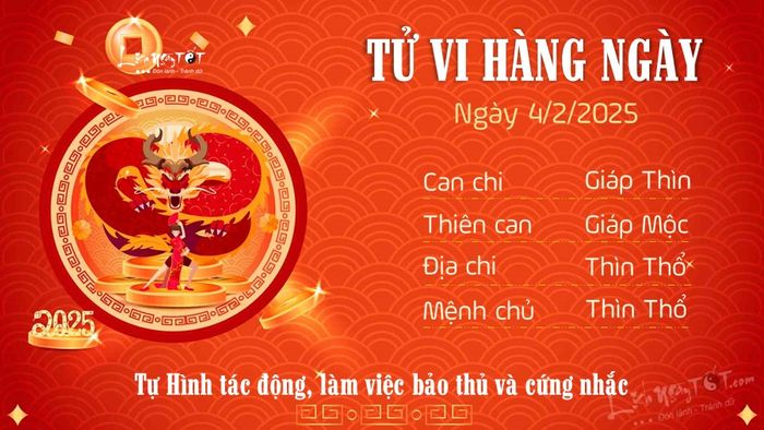 5 Tu vi hang ngay 4-2-2025 - Tuoi Thin