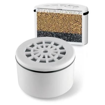 An example of a white water filter and its interior design