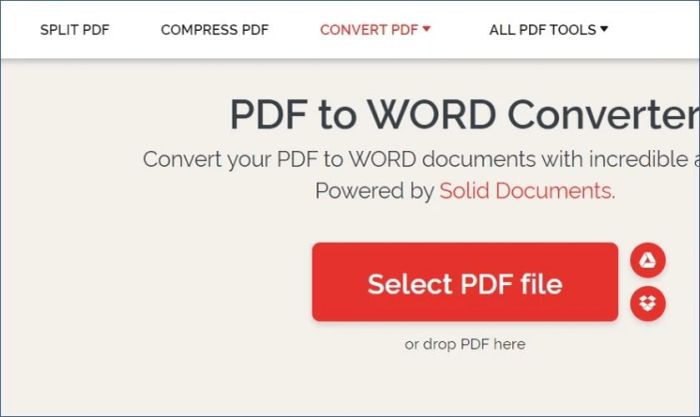 nhấn vào chọn file PDF